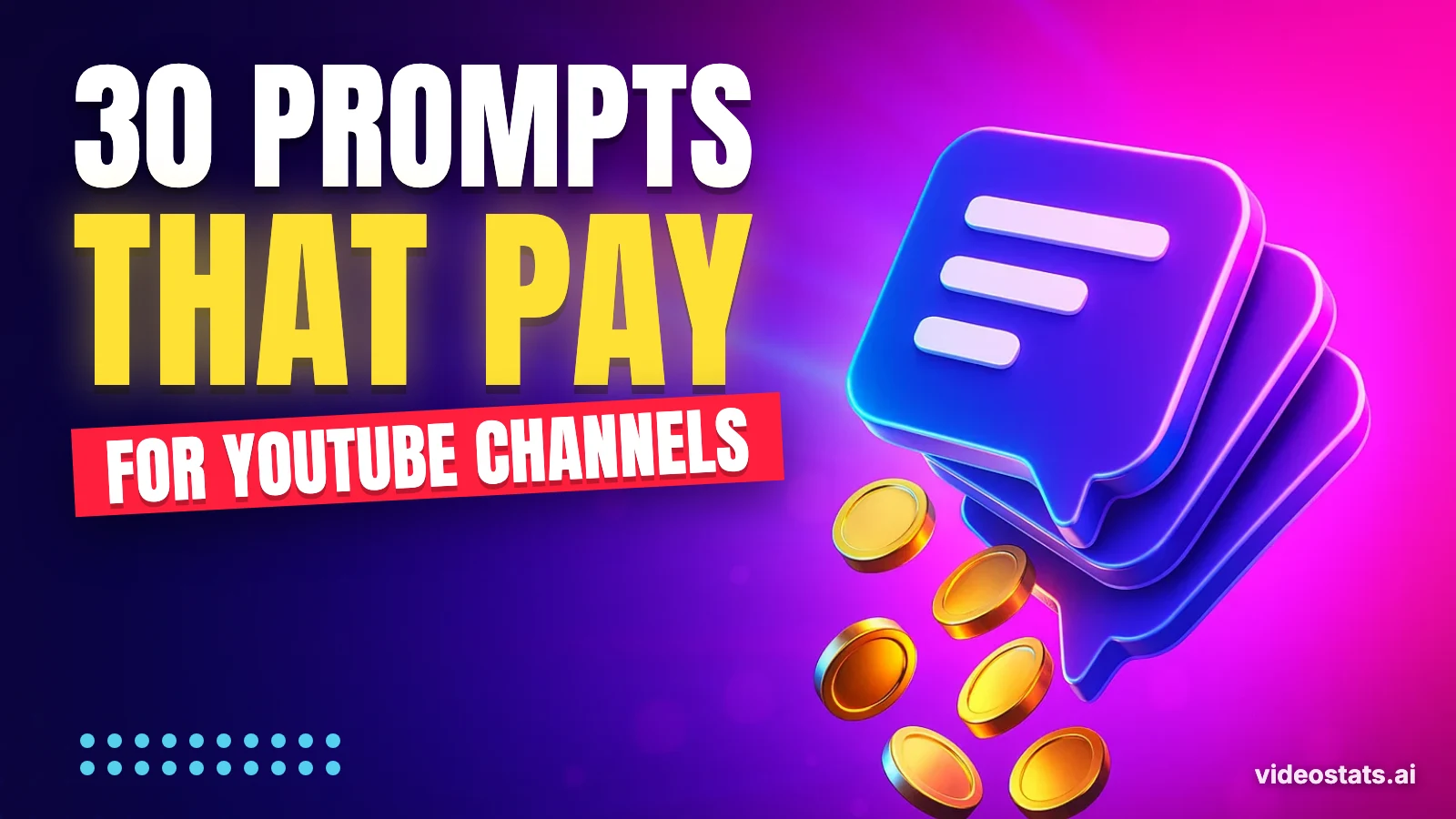 30 ChatGPT and Claude Prompts for YouTube Analytics