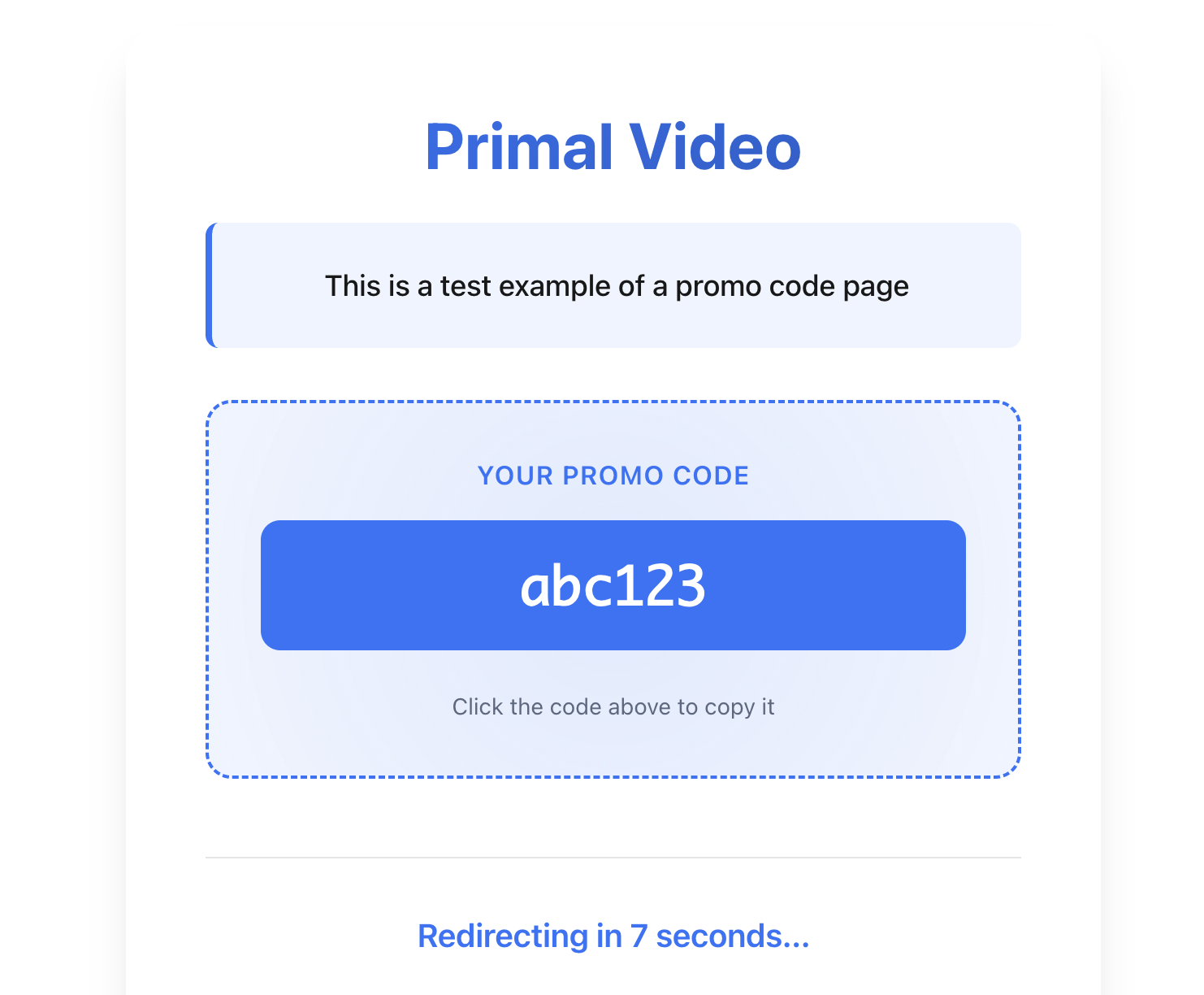 Promocode for YouTube channel