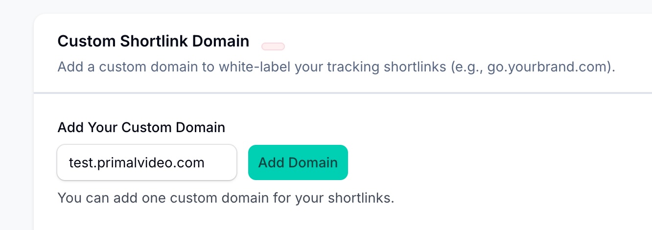 Add your subdomain